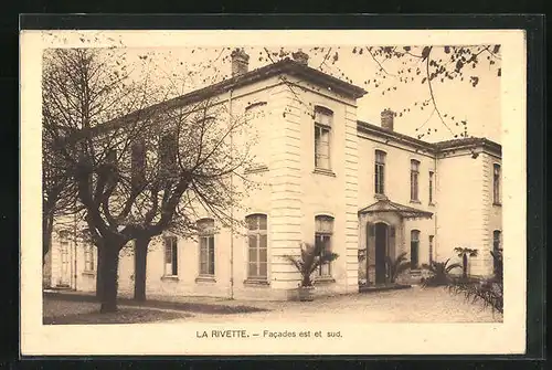 AK La Rivette, Facades est et sud