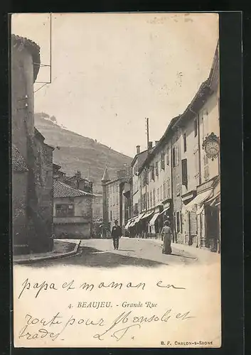 AK Beaujeu, Grande Rue