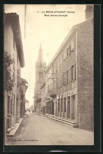 AK Le Bois-d`Oingt, Rue Saint-Joseph