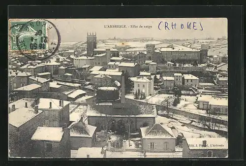 AK L`Arbresle, Effetde neige