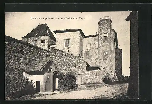 AK Charnay, Vieux Chateau et Tour