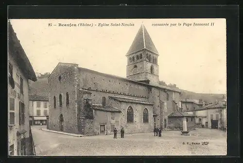 AK Beaujeu, Eglise Saint Nicolas