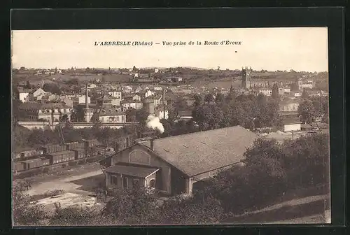 AK L`Arbresle, Vue prise de la Route d`Eveux