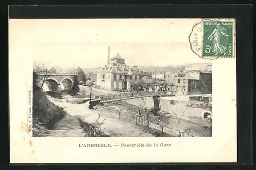 AK L`Arbresle, Passerelle de la Gare