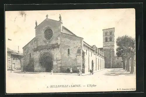 AK Belleville-sur-Saone, L`Eglise