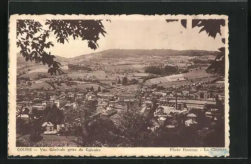 AK Cours, Vue Gènèrale prise du Calvaire