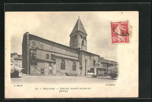 AK Beaujeu, Èglise Saint-Nicolas