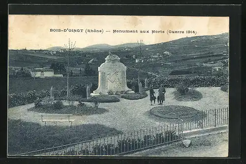 AK Bois-D`Oingt, Monument aux Morts