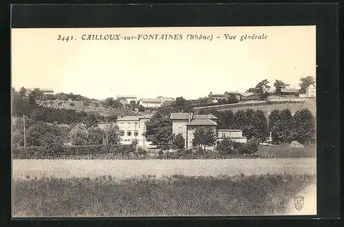 AK Cailloux-sur-Fontaines, Vue générale