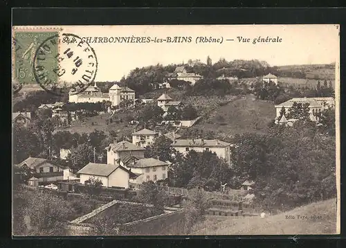 AK Charbonniéres-les-Bains, Vue générale