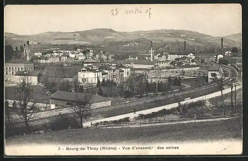 AK Bourg-de-Thizy, Vue d`ensemble des usines