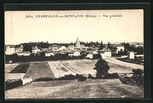 AK Champagne-au-Mont-d`Or, Vue Gènèrale