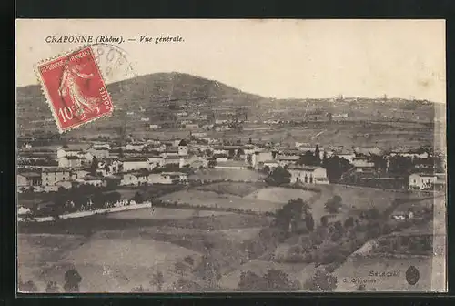 AK Craponne, Vue Gènèrale