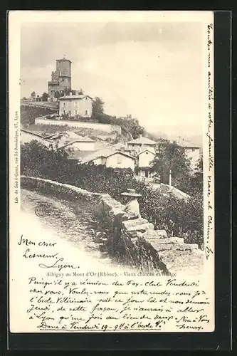 AK Albigny-sur-Saone, Vieux Chateau et village