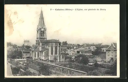 AK Caluire, L`Eglise, vue générale du Bourg