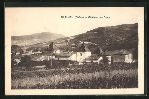 AK Beaujeu, Château des Crots