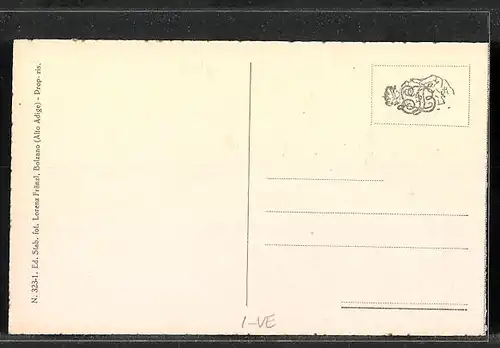 AK Cortina d`Ampezzo, Panorama verso Col Rosa