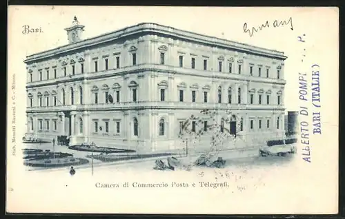 AK Bari, Camera di Commercio Posta e Telegrafi