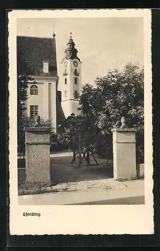 AK Eferding, Blick auf die Kirche