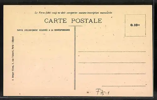 AK Paris, Hotel Continental, Table d'Hote Renaissance