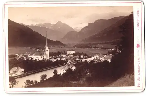 Fotografie Fr. Unterberger, Innsbruck, Ansicht Zell im Zillerthal, Totale