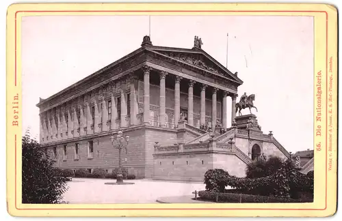 Fotografie Römmler & Jonas, Dresden, Ansicht Berlin, Die Nationalgalerie