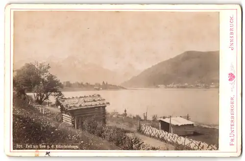 Fotografie Fr. Unterberger, Innsbruck, Ansicht Zell am See, Ortsansicht gegen Kitzsteinhorn