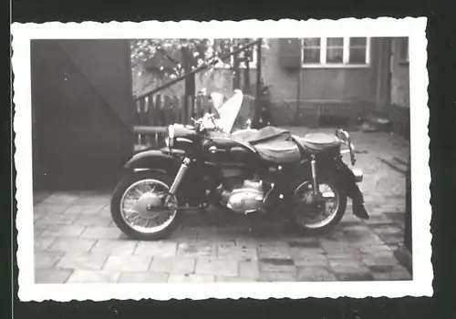 Fotografie Motorrad MZ-ES 175, Krad mit Seitenwagen