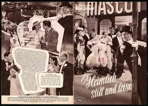 Filmprogramm IFB Nr. 2092, Heimlich still und leise, Gretl Schörg, Hans Nielsen, Thero Lingen