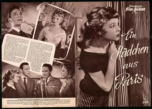 Filmprogramm IFB Nr. 2556, Ein Mädchen aus Paris, Etchika Choureau, Erich Schellow, Regie Franz Seitz