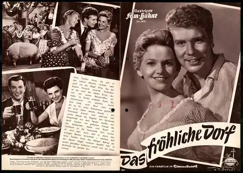 Filmprogramm IFB Nr, 2931, Das fröhliche Dorf, Carl Hinrichs, Hannelore Bollmann, Regie Rudolf Schündler