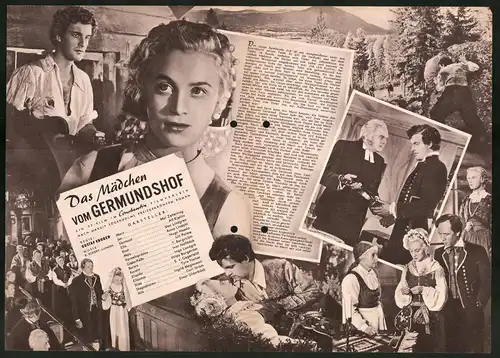 Filmprogramm IFB Nr, 1736, Das Mädchen vom Germundshof, Mai Zetterling, Als Kjellin, Regie Gustaf Edgren