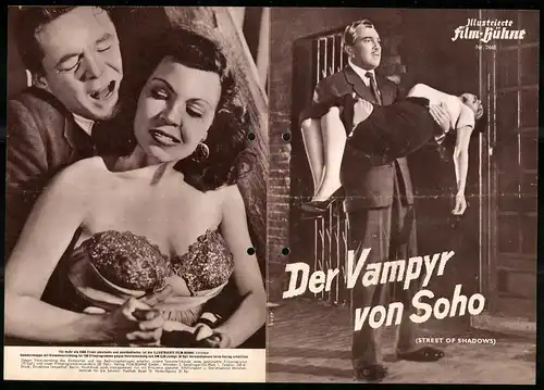 Filmprogramm IFB Nr. 2665, Der Vampyr von Soho, Cesar Romero, Simone Silva, Regie Richard Vernon