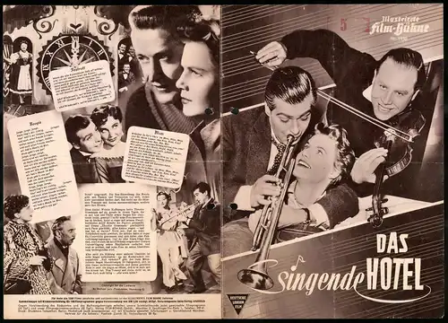 Filmprogramm IFB Nr. 1950, Das singende Hotel, Hans Söhnker, Ursula Justin, Regie Geza von Cziffra