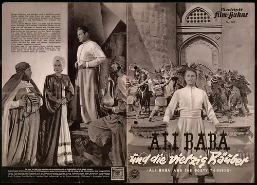 Filmprogramm IFB Nr. 822, Ali Baba und die vierzig Räuber, Jon Hall, Maria Montez, Regie Arthur Lubin