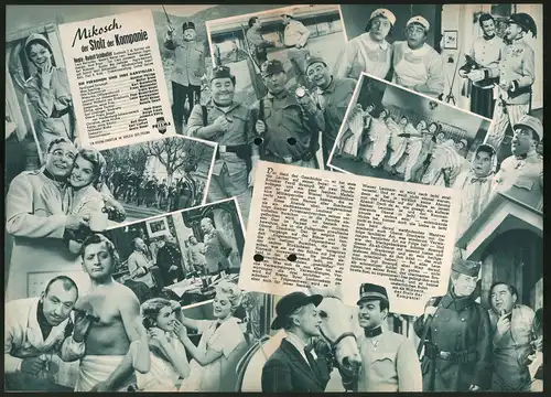 Filmprogramm IFB Nr. 4148, Mikosch der Stolz der Kompanie, Gunther Philipp, Walter Gross, Regie Rudolf Schündler