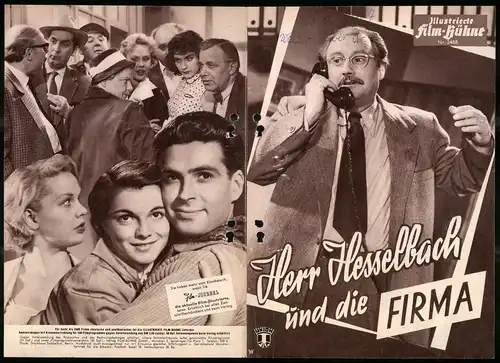 Filmprogramm IFB Nr. 3488, Herr Hesselbach und die Firma, Wolf Schmidt, Elsa Knott, Regie Wolf Schmidt