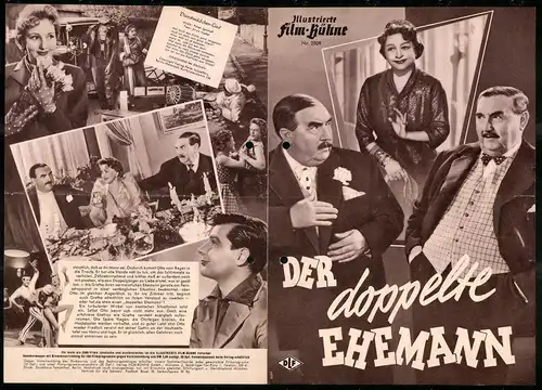 Filmprogramm IFB Nr. 2809, Der doppelte Ehemann, Joe Stöckel, Grethe Weiser, Regie Ferdinand Dörfler
