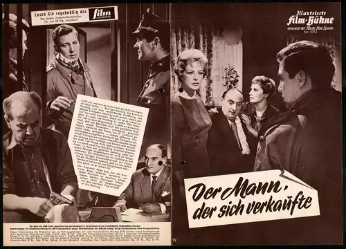 Filmprogramm IFB Nr. 4713, Der Mann, der sich verkaufte, Hildegard Knef, Antje Weisgerber, Regie Josef von Baky