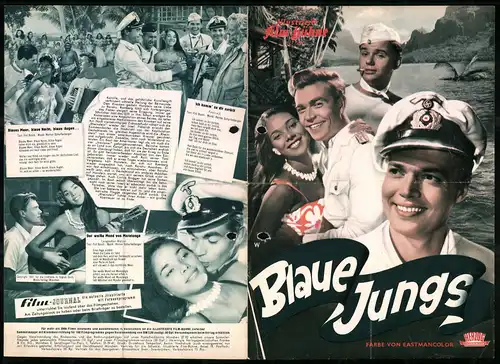 Filmprogramm IFB Nr. 3882, Blaue Jungs, Karlheinz Böhm, Claus Biederstedt, Regie Wolfgang Schleif