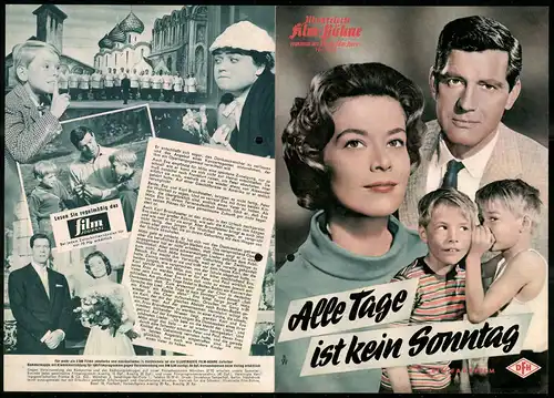 Filmprogramm IFB Nr. 4885, Alle Tage ist kein Sonntag, Elisabeth Müller, Jochen hanke, Regie Helmut Weiss