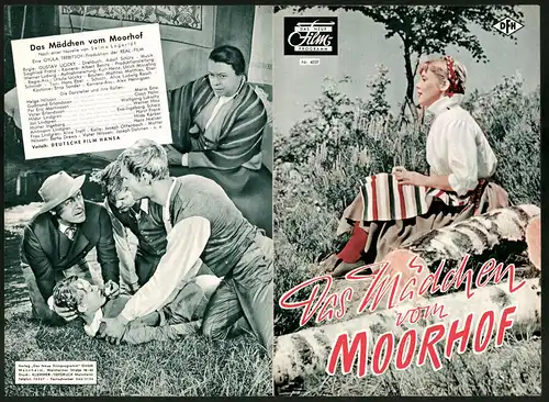 Filmprogramm DNF Nr. 4059, Das Mädchen vom Moorhof, Maria Emo, Claus Holm, Regie Gustav Ucicky