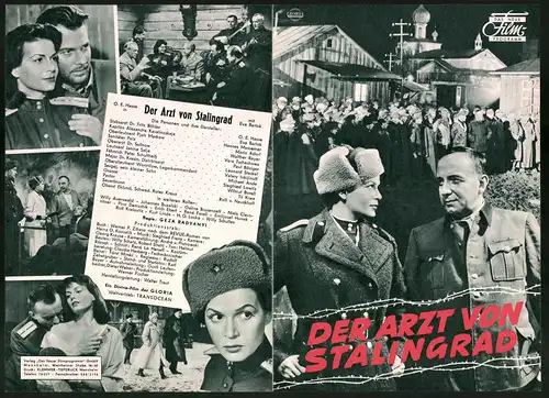 Filmprogramm DNF, Der Arzt von Stalingrad, O.E. Hasse, Eva Bartok, Regie Geza Radvanyi