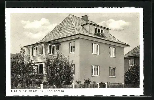 AK Bad Sachsa, Hotel Haus Schräpler, Steinstr. 12