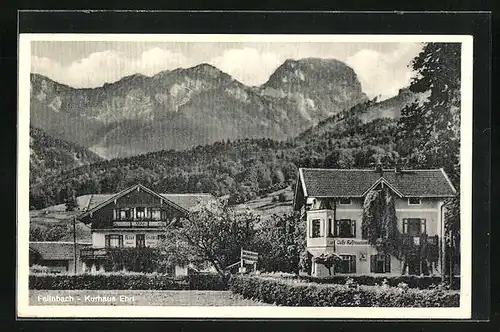 AK Feilnbach, Blick zum Gasthaus-Kurhaus Ehrl