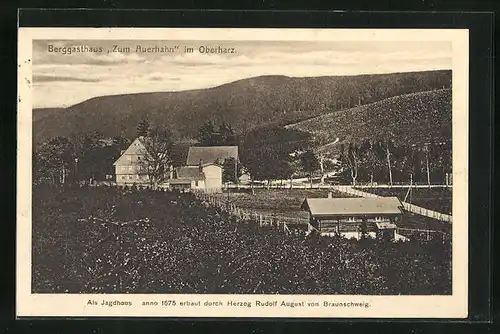 AK Hahnenklee / Oberharz, Berggasthaus Zum Auerhahn