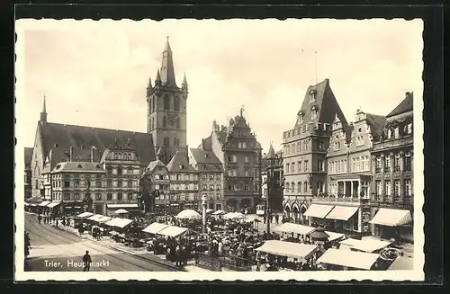 AK Trier, Blick auf den Hauptmarkt