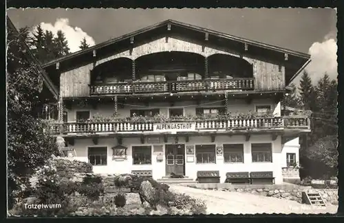 AK Oberaudorf, Gasthaus zum Tatzelwurm