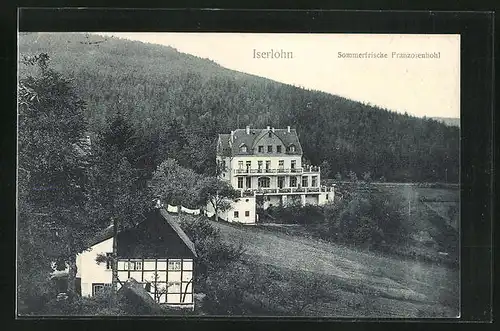 AK Iserlohn, Blick auf das Hotel Franzosenhohl