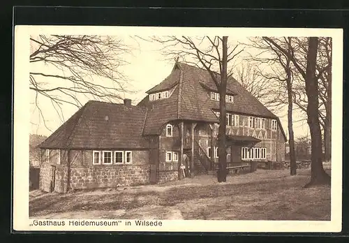 AK Wilsede, Gasthaus Heidemuseum